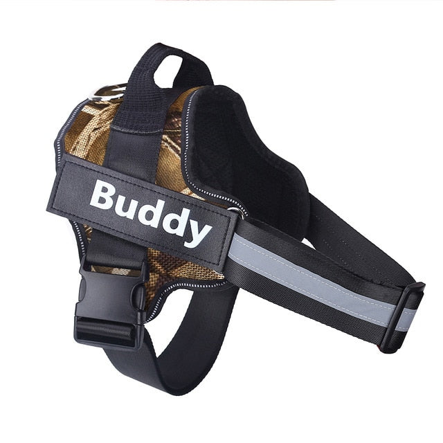 Personalized Dog Harness -NO PULL Reflective Breathable Adjustable Harness Vest For Small or Large Dogs.