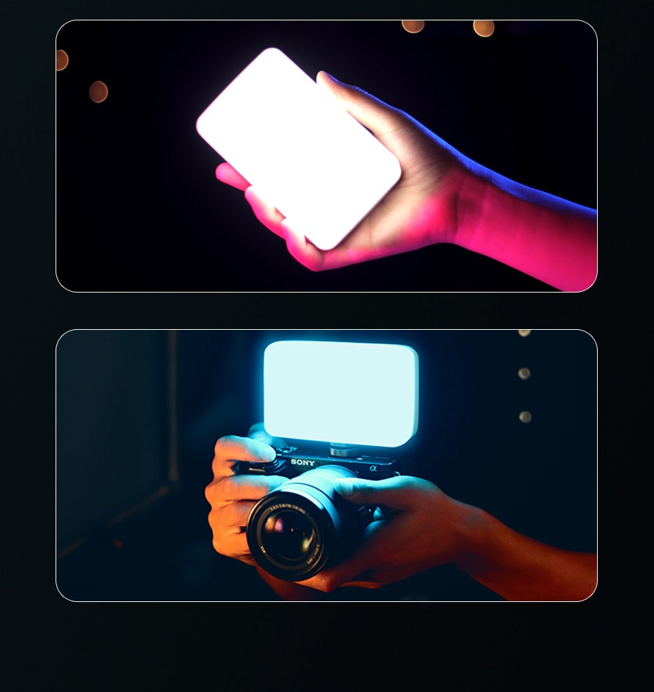 Lampe de studio à intensité variable VIJIM VL120 LED pour caméra vidéo 3200k-6500K 3100mAh 