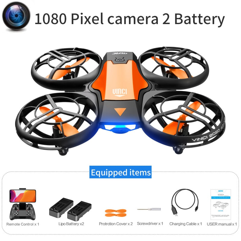 Elevate Your Drone Flight with V8 New Mini Quadcopter: 4K HD Camera and Foldable Design