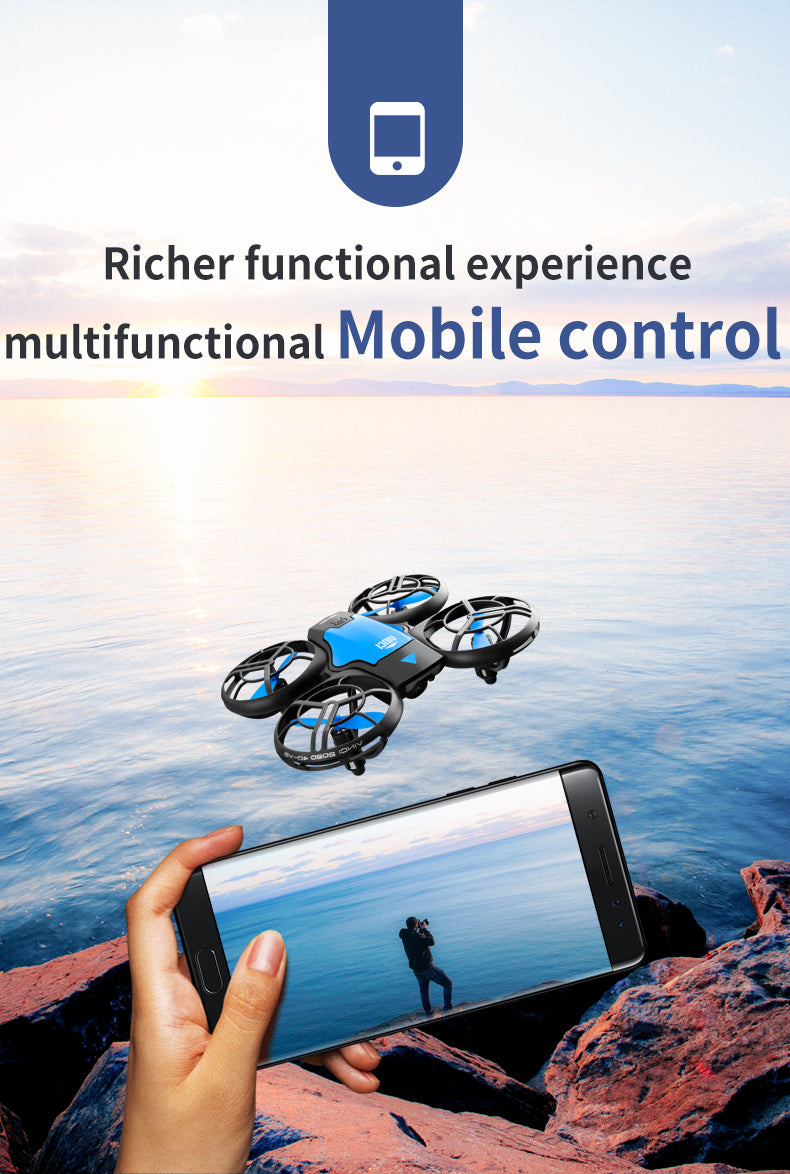 Elevate Your Drone Flight with V8 New Mini Quadcopter: 4K HD Camera and Foldable Design