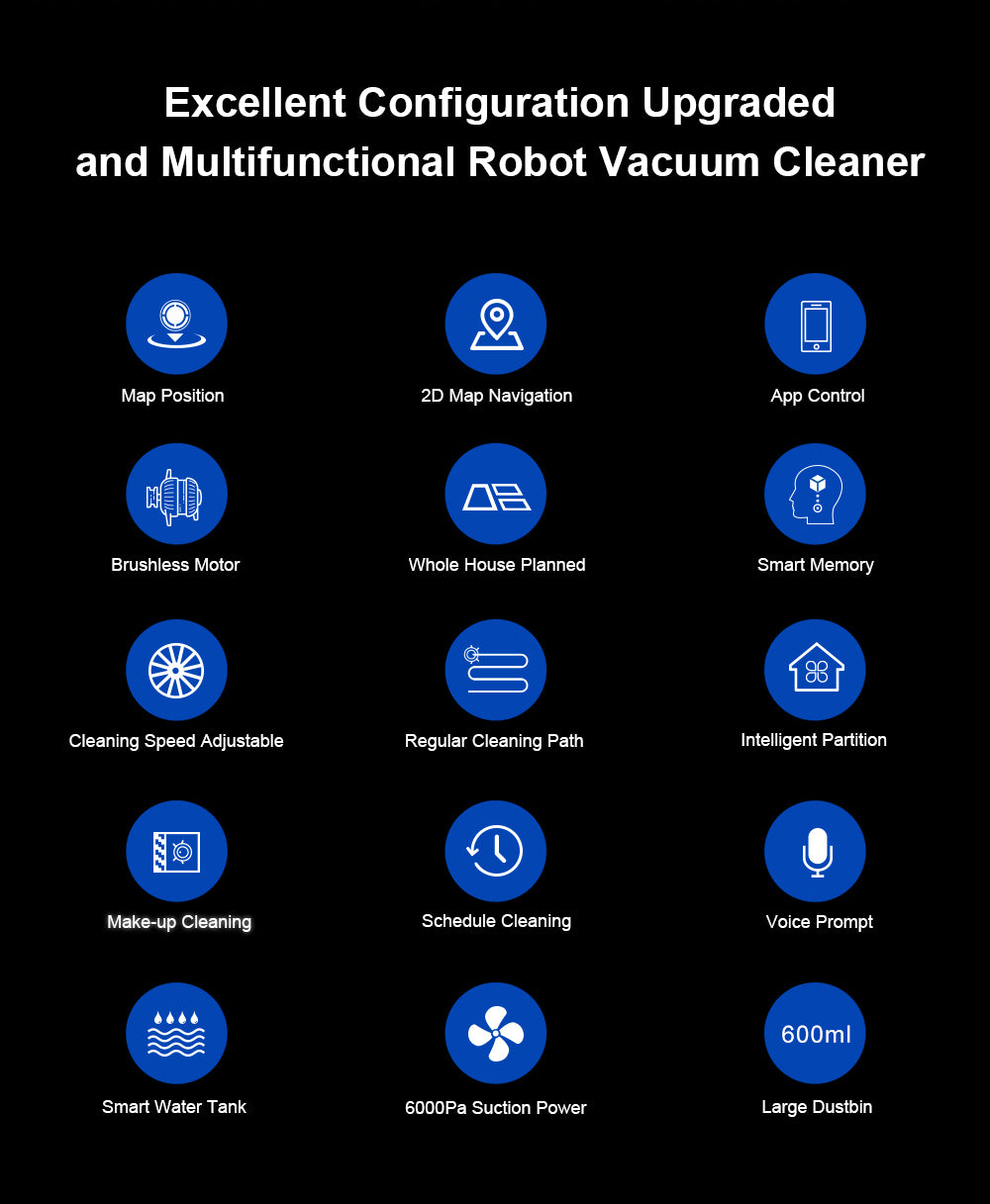 C30B Robot Vacuum Cleaner: Unleash AI Map Navigation and Electric Water Tank Efficiency