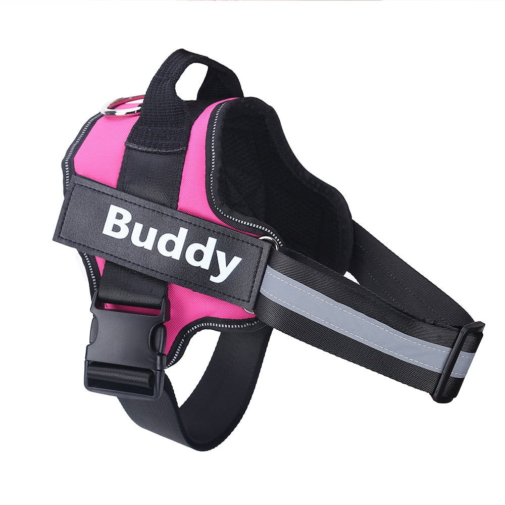 Personalized Dog Harness -NO PULL Reflective Breathable Adjustable Harness Vest For Small or Large Dogs.