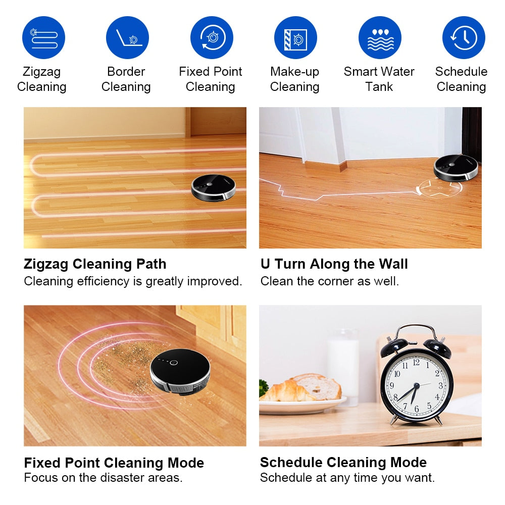 C30B Robot Vacuum Cleaner: Unleash AI Map Navigation and Electric Water Tank Efficiency