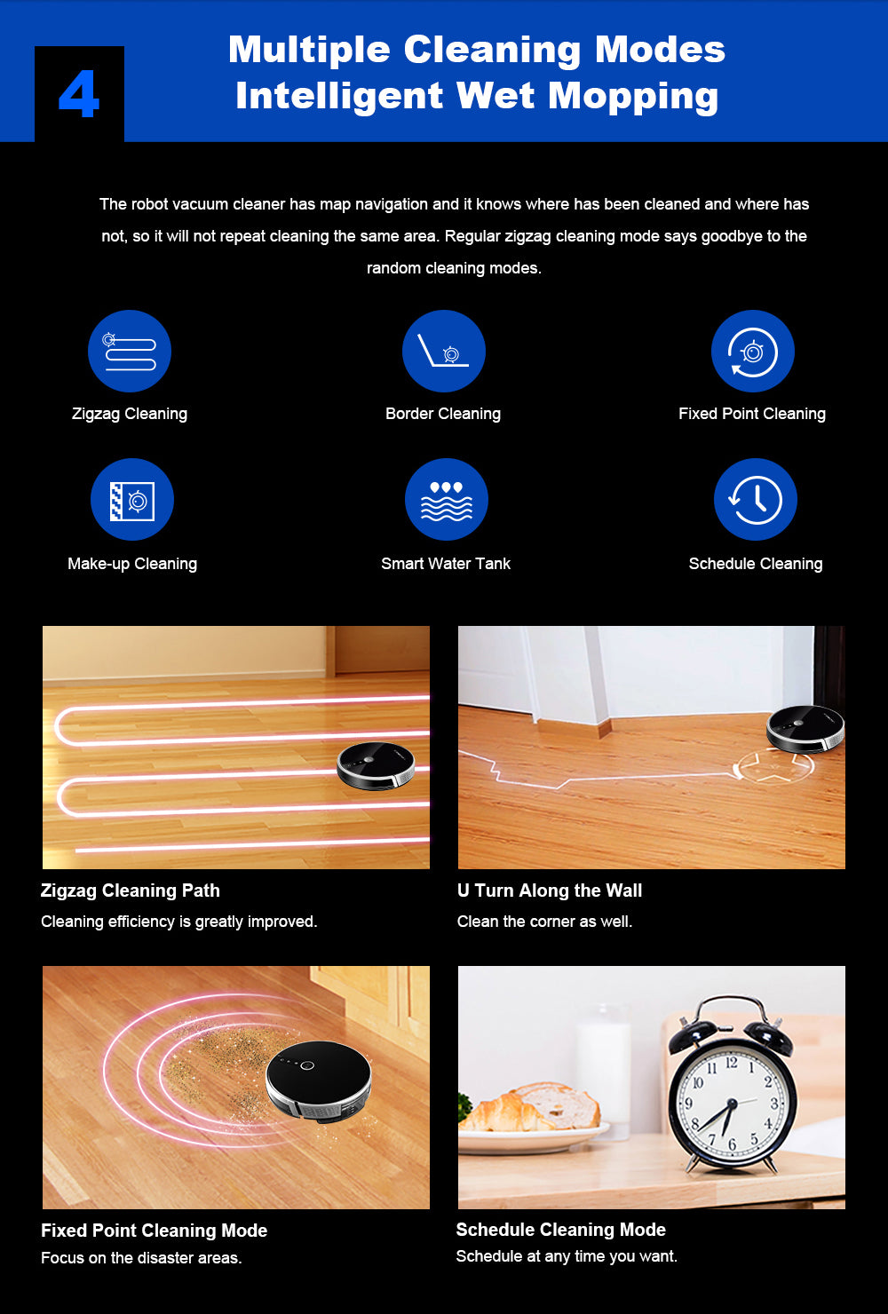 C30B Robot Vacuum Cleaner: Unleash AI Map Navigation and Electric Water Tank Efficiency