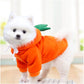Cute Fruit Dog Clothes for Small Dogs -Hoodies Warm Fleece Pet Clothing Puppy Chihuahua