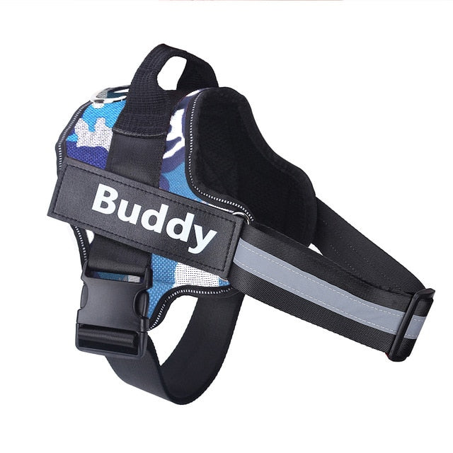 Personalized Dog Harness -NO PULL Reflective Breathable Adjustable Harness Vest For Small or Large Dogs.