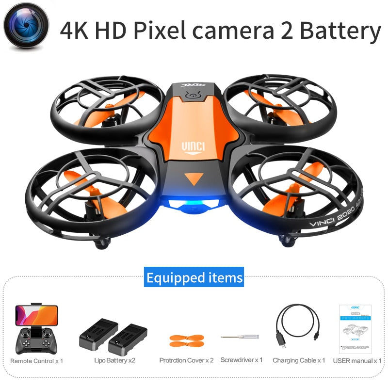 Elevate Your Drone Flight with V8 New Mini Quadcopter: 4K HD Camera and Foldable Design