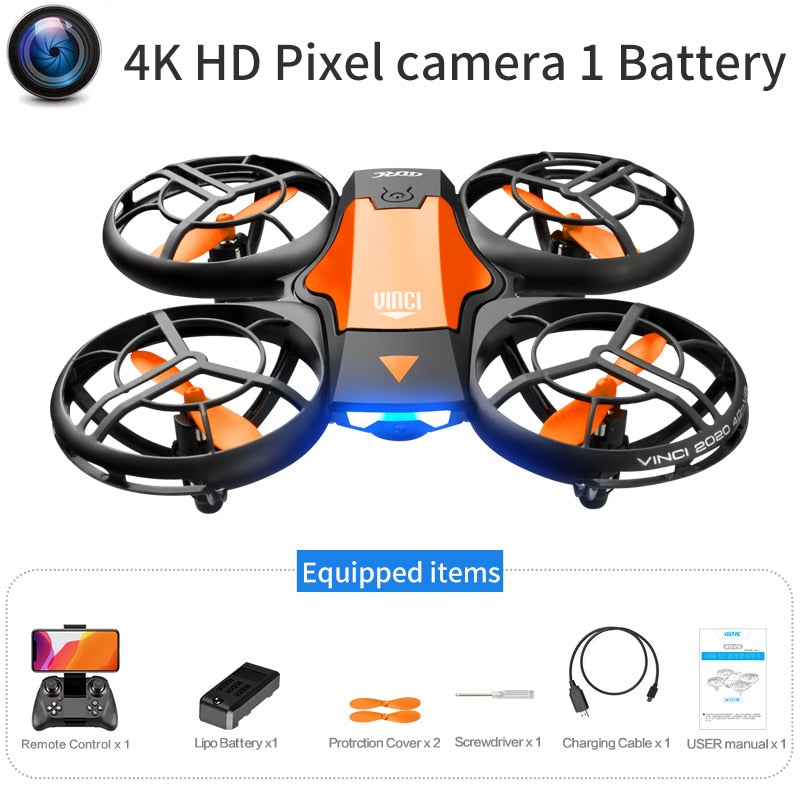 Elevate Your Drone Flight with V8 New Mini Quadcopter: 4K HD Camera and Foldable Design