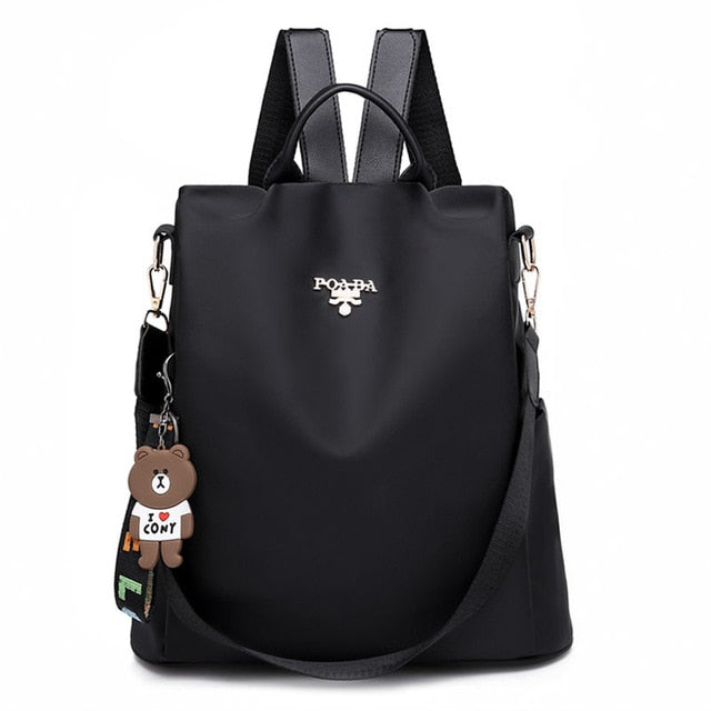 High Quality Women Fashion Anti-theft Waterproof Oxford Print Backpack