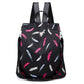 High Quality Women Fashion Anti-theft Waterproof Oxford Print Backpack