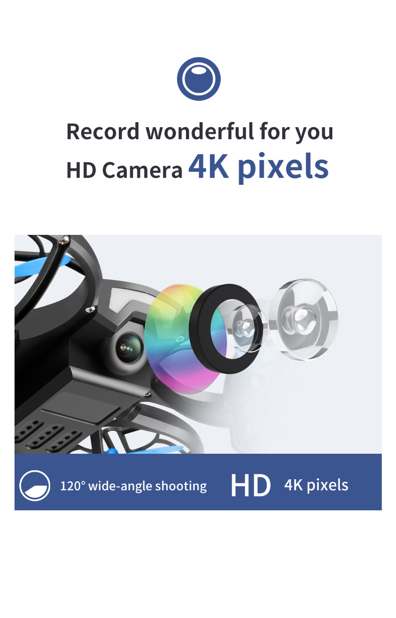 Elevate Your Drone Flight with V8 New Mini Quadcopter: 4K HD Camera and Foldable Design