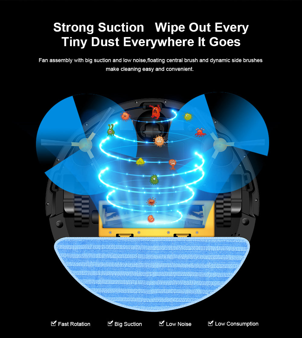 C30B Robot Vacuum Cleaner: Unleash AI Map Navigation and Electric Water Tank Efficiency