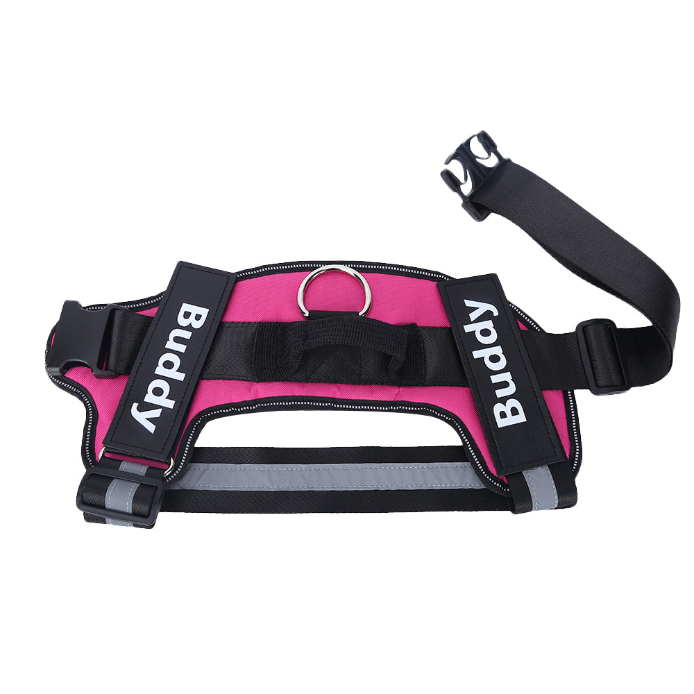 Harnais pour chien personnalisé - Gilet harnais réfléchissant et respirant réglable sans traction pour petits ou grands chiens.
