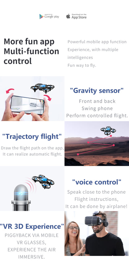 Elevate Your Drone Flight with V8 New Mini Quadcopter: 4K HD Camera and Foldable Design