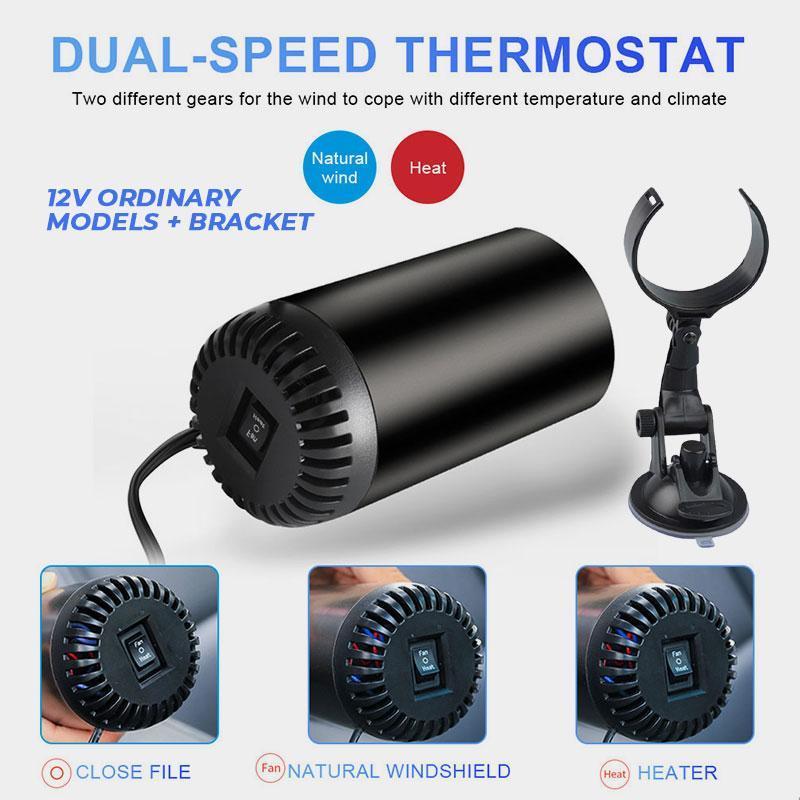 Portable 12V Cup Shape Air Blower Heater or Defroster for Car Windshield