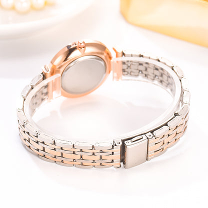 Montre-bracelet à quartz en cristal de mode et de luxe pour femmes Montre Femme Relogio