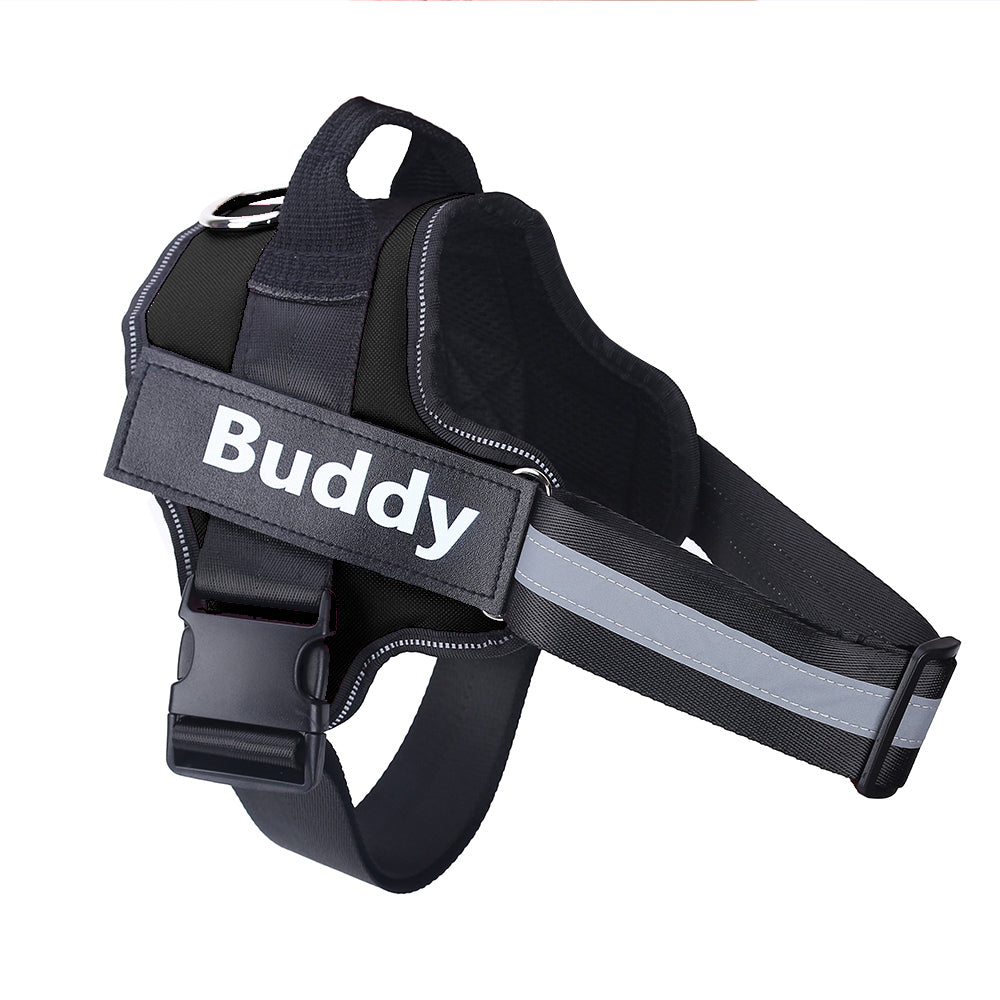 Personalized Dog Harness -NO PULL Reflective Breathable Adjustable Harness Vest For Small or Large Dogs.