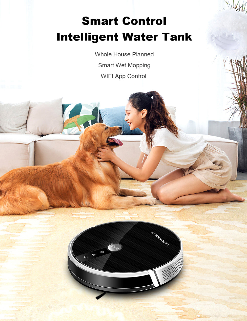 C30B Robot Vacuum Cleaner: Unleash AI Map Navigation and Electric Water Tank Efficiency