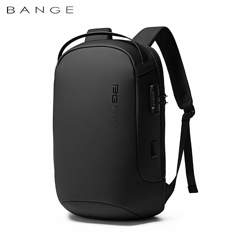 BANGE Men Fashion Waterproof Travel Backpack -Multifunction & Anti-thief Lock Feature