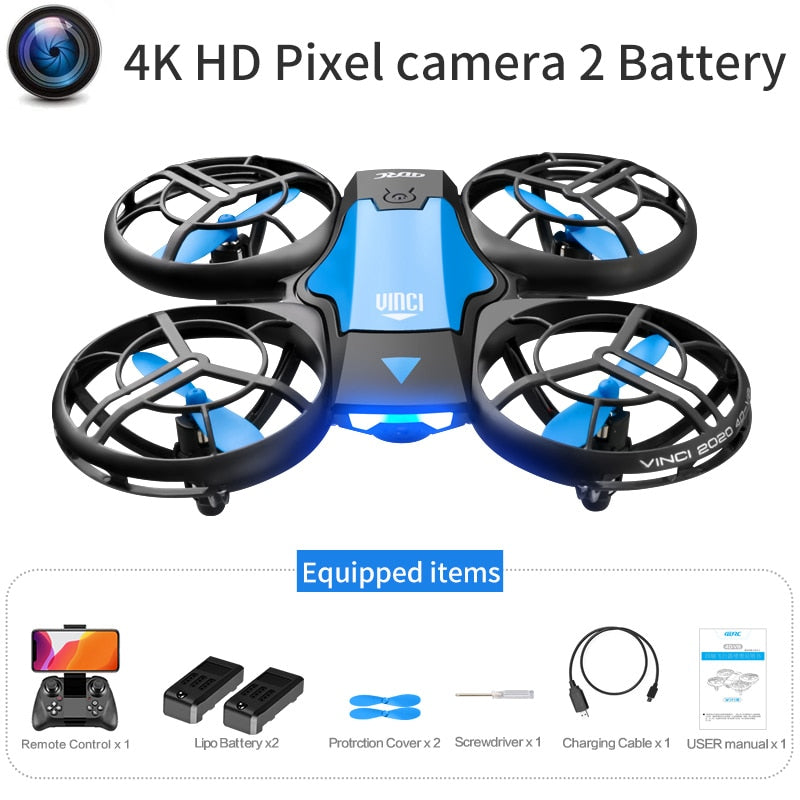 Elevate Your Drone Flight with V8 New Mini Quadcopter: 4K HD Camera and Foldable Design