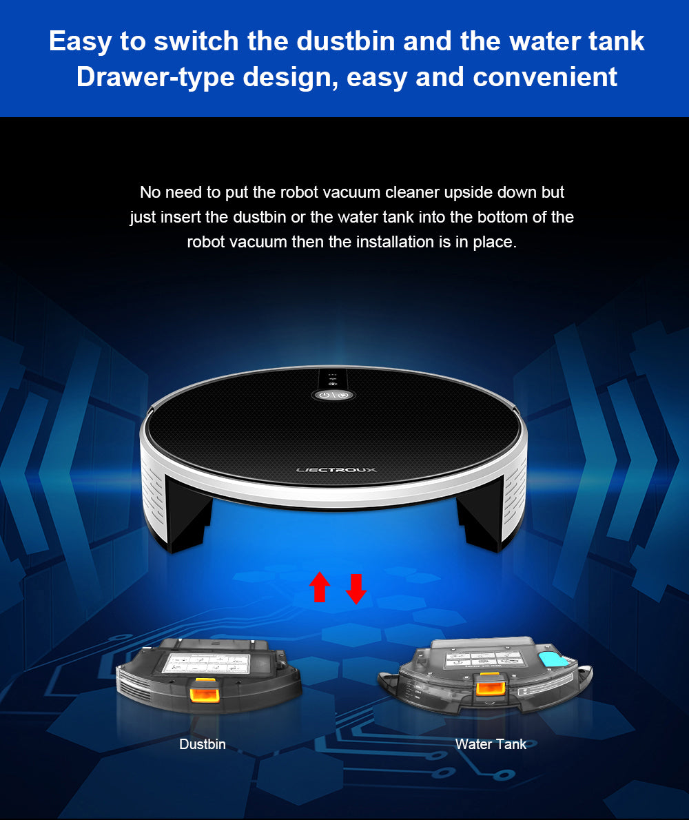 C30B Robot Vacuum Cleaner: Unleash AI Map Navigation and Electric Water Tank Efficiency