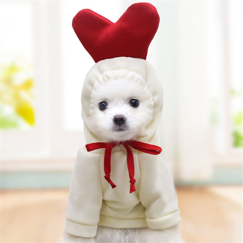Cute Fruit Dog Clothes for Small Dogs -Hoodies Warm Fleece Pet Clothing Puppy Chihuahua