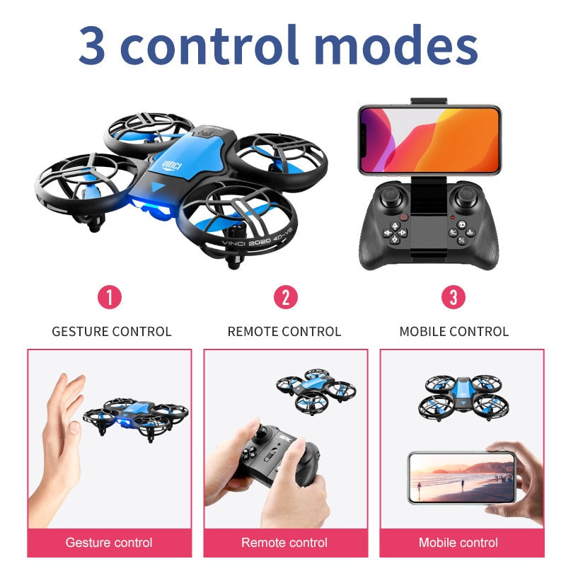 Elevate Your Drone Flight with V8 New Mini Quadcopter: 4K HD Camera and Foldable Design
