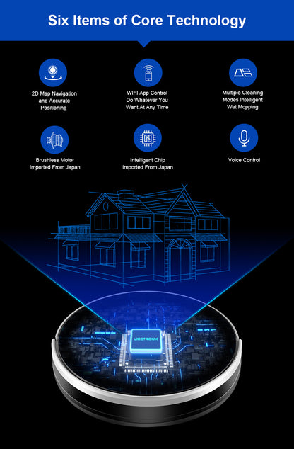 C30B Robot Vacuum Cleaner: Unleash AI Map Navigation and Electric Water Tank Efficiency