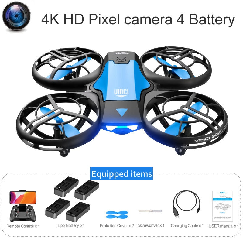 Elevate Your Drone Flight with V8 New Mini Quadcopter: 4K HD Camera and Foldable Design
