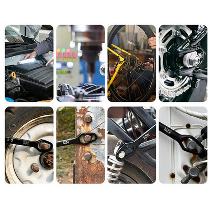 Clé Torx universelle - Clé à cliquet réglable de 8 à 22 mm pour la réparation de vélos ou de voitures