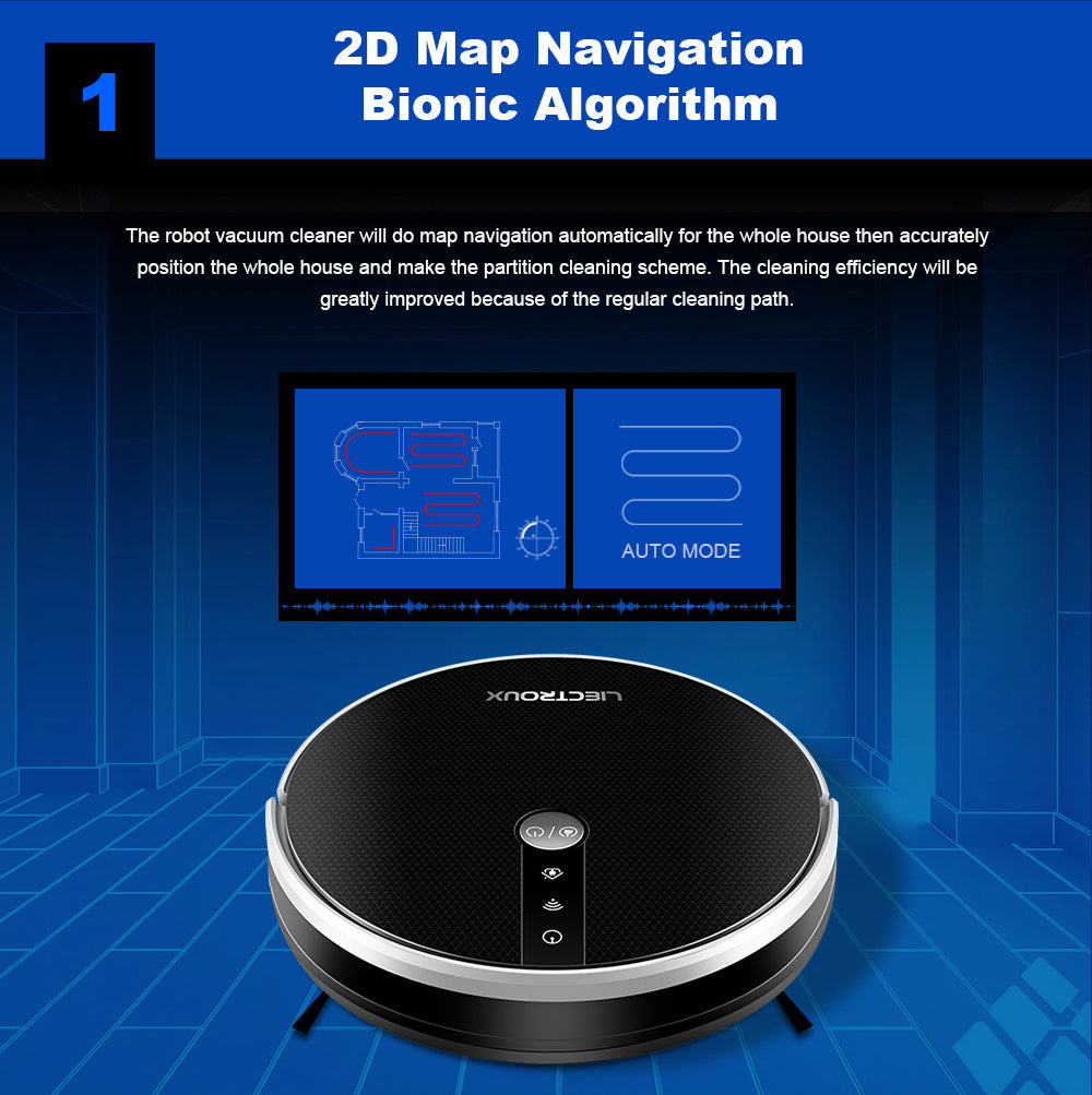 C30B Robot Vacuum Cleaner: Unleash AI Map Navigation and Electric Water Tank Efficiency