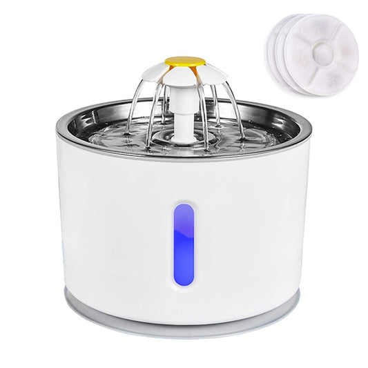 Fuente de agua para gatos con alimentación por USB, dispensador eléctrico automático con filtro de carbón activo, cuencos y bebederos para gatos 