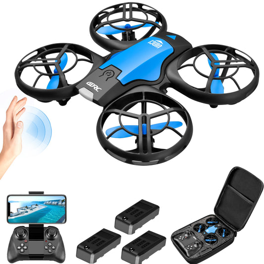 New V8 Mini Drone 4K 1080P HD Camera WiFi Fpv Air Pressure Height Maintain  Foldable Quadcopter RC Drone Toy