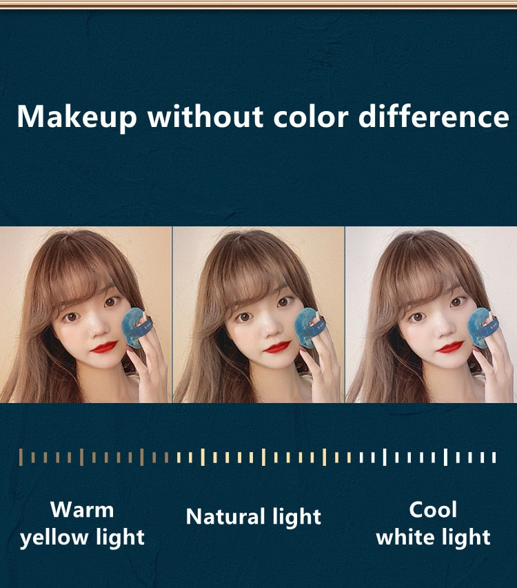 Trousse de maquillage LED portable intelligente avec miroir - Trousse de maquillage de voyage pour femme 