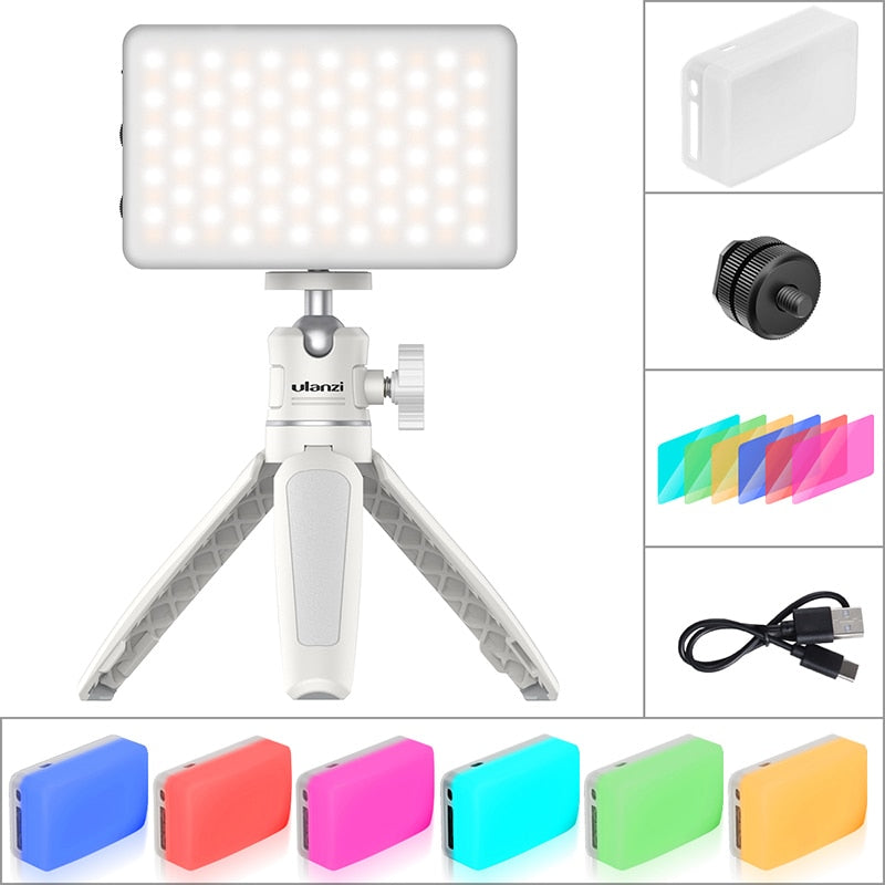 Lampe de studio à intensité variable VIJIM VL120 LED pour caméra vidéo 3200k-6500K 3100mAh 