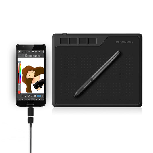 GAOMON S620 6.5 x 4" Digital Graphic Tablet for Drawing, Painting or Game OSU